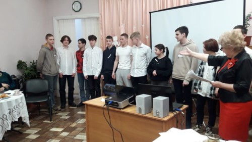 Встреча с ветеранами Краснофлотского района и Краснознаменной Амурской флотилии.